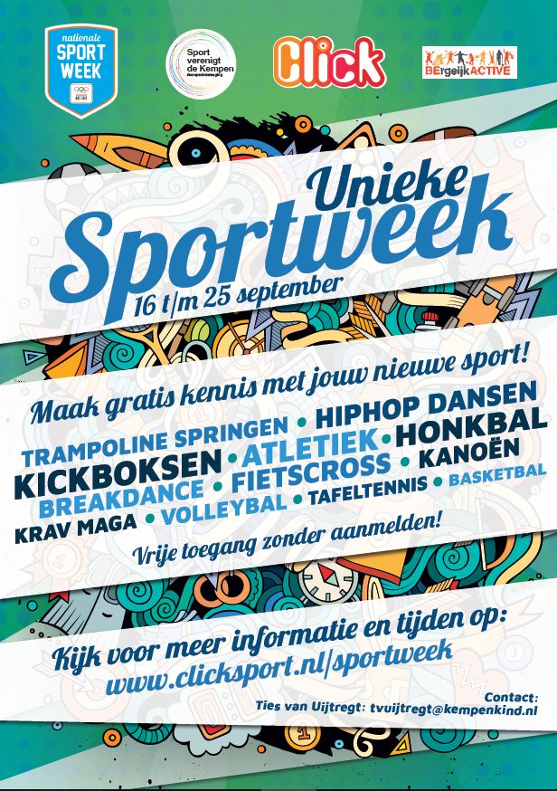 Poster Unieke Sportweek